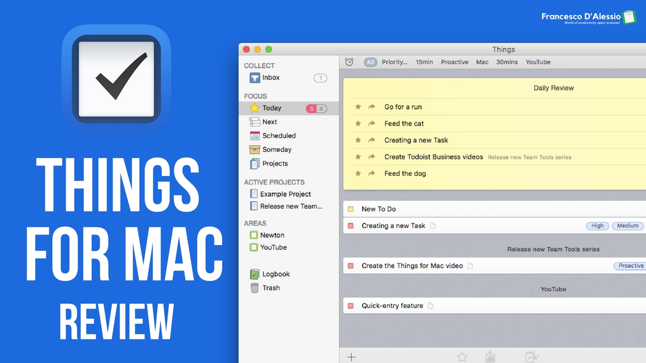 Gtd software things for mac demo videos